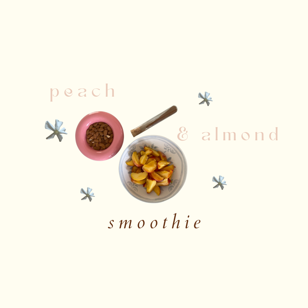 peach almond smoothie recipe