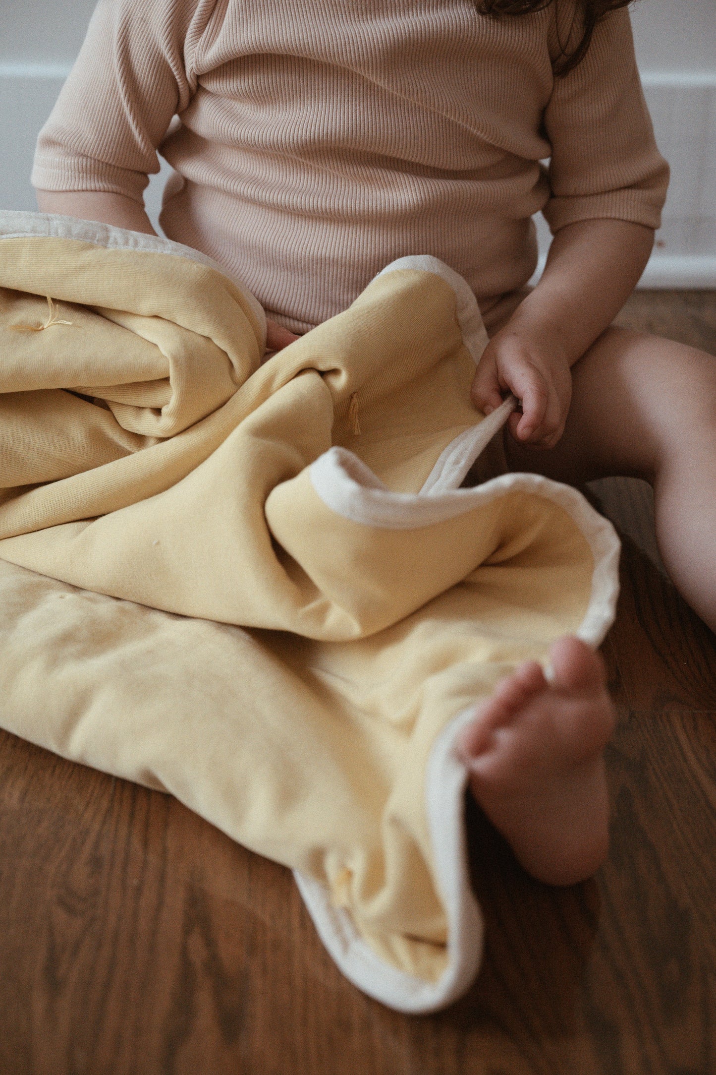 made to order BABY BLANKET, camomile